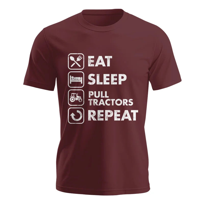 Image of Eat Sleep Pull Tractors Repeat - Unisex Jersey Short Sleeve Tee