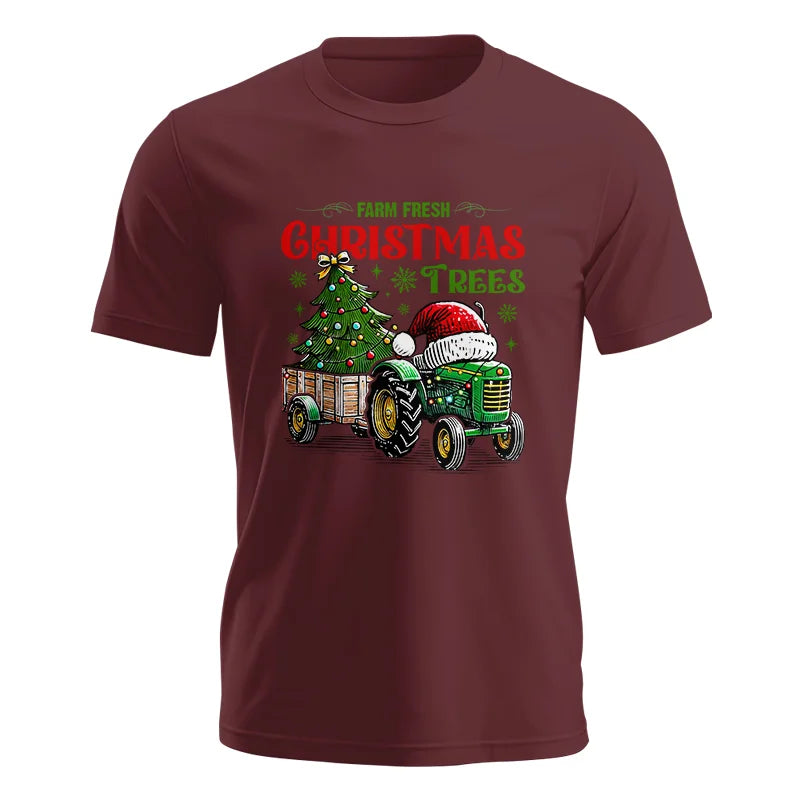 Image of Farm Fresh Christmas Trees - Unisex Jersey Short Sleeve Tee