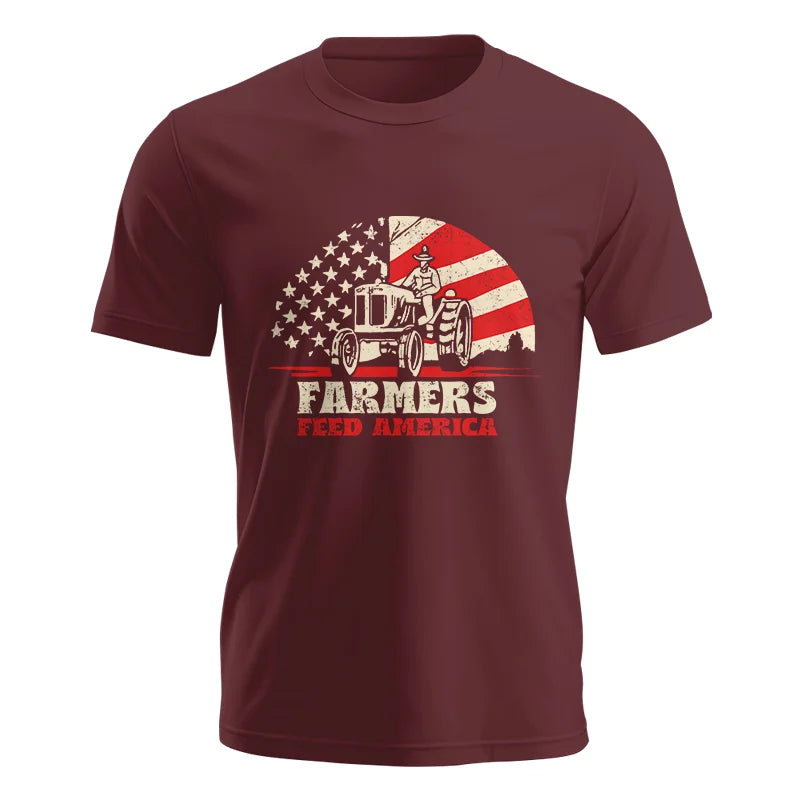 Farmers Feed America Support Farmers - Unisex Jersey Short Sleeve Tee