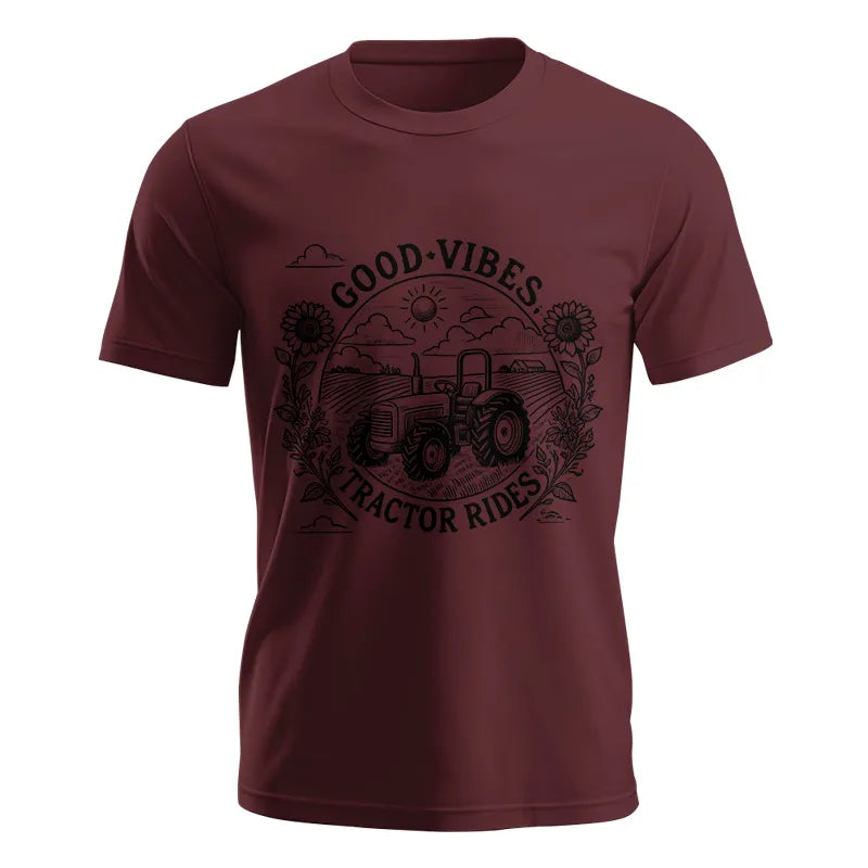 Good Vibes Tractor Rides - Unisex Jersey Short Sleeve Tee