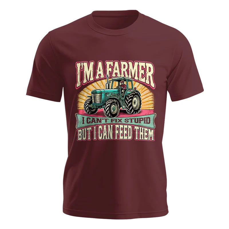 Image of I'm A Farmer_Fix Stupid_Feed Them - Unisex Jersey Short Sleeve Tee