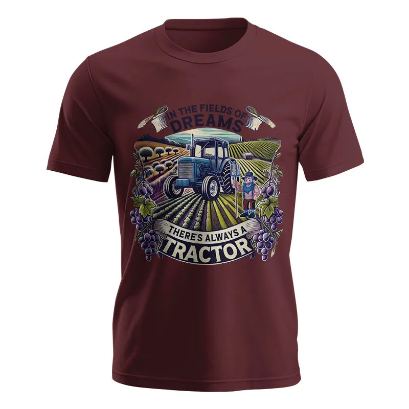 In The Fields Of Dreams There's Always A Tractor 1 - Unisex Jersey Short Sleeve Tee