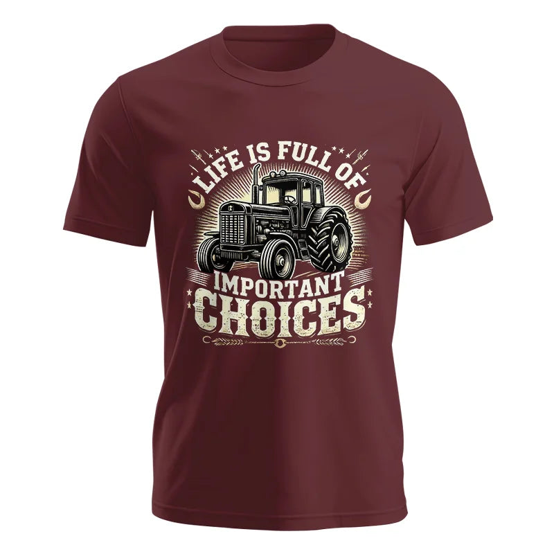 Image of Life Is Full Of Important Choices 5 - Unisex Jersey Short Sleeve Tee