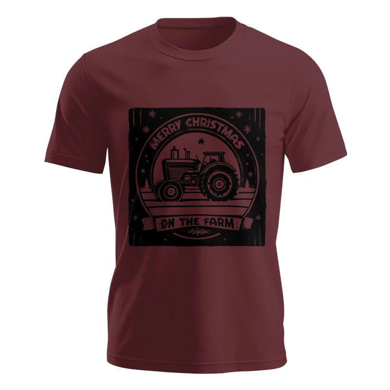 Image of Merry Chritmas On The Farm 5 - Unisex Jersey Short Sleeve Tee