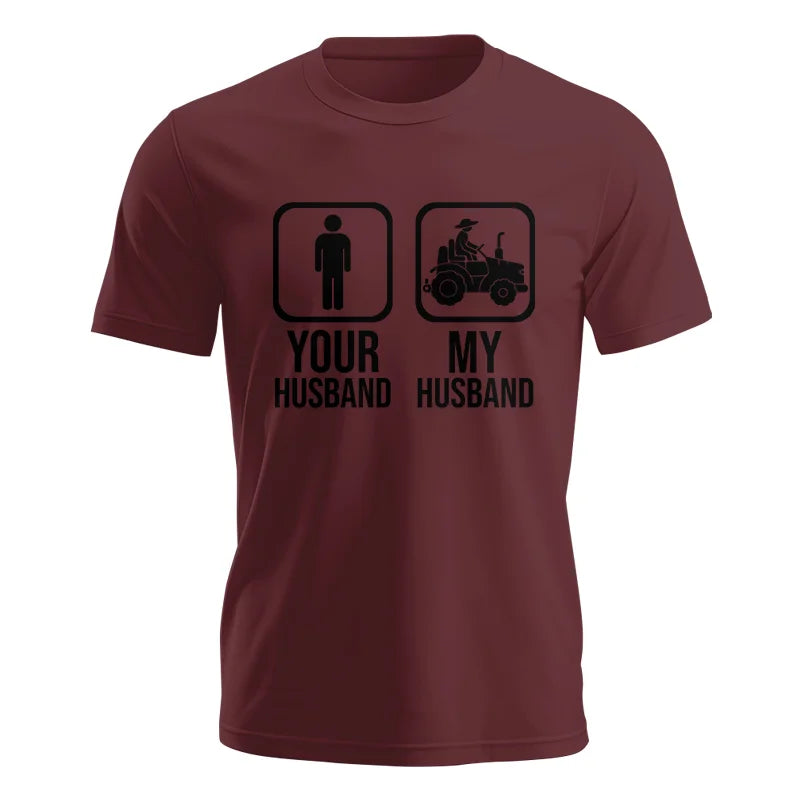 My Husband Is Cooler Than Yours Funny Farm Tractor 2 - Unisex Jersey Short Sleeve Tee