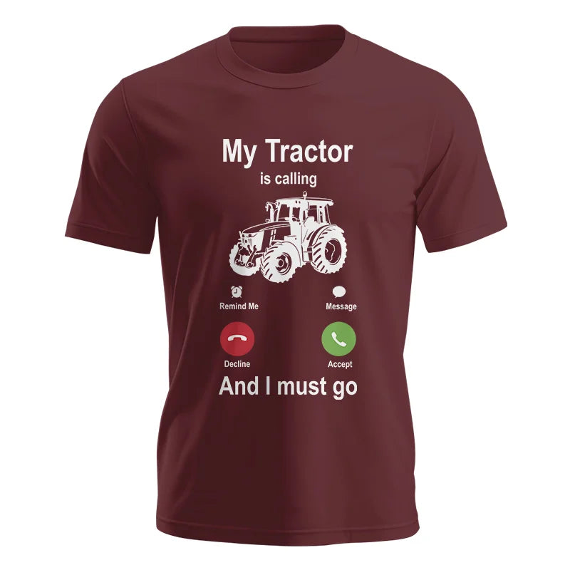 Image of My Tractor Is Calling - Unisex Jersey Short Sleeve Tee