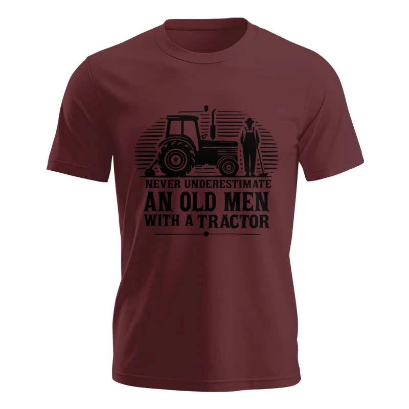 Image of Never Underestimate An Old Men With A Tractor - Unisex Jersey Short Sleeve Tee