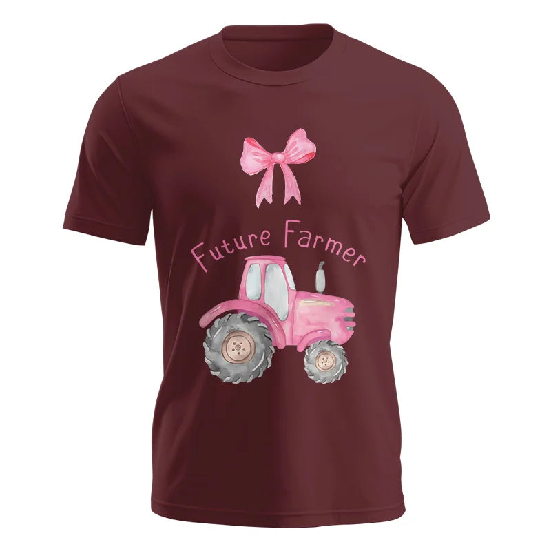 Image of Pink Tractor For Future Farmer - Unisex Jersey Short Sleeve Tee