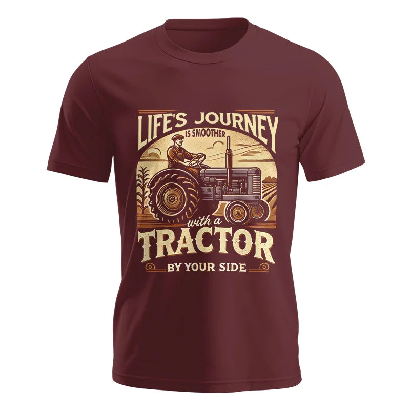 Smoother With A Tractor By Your Side - Unisex Jersey Short Sleeve Tee