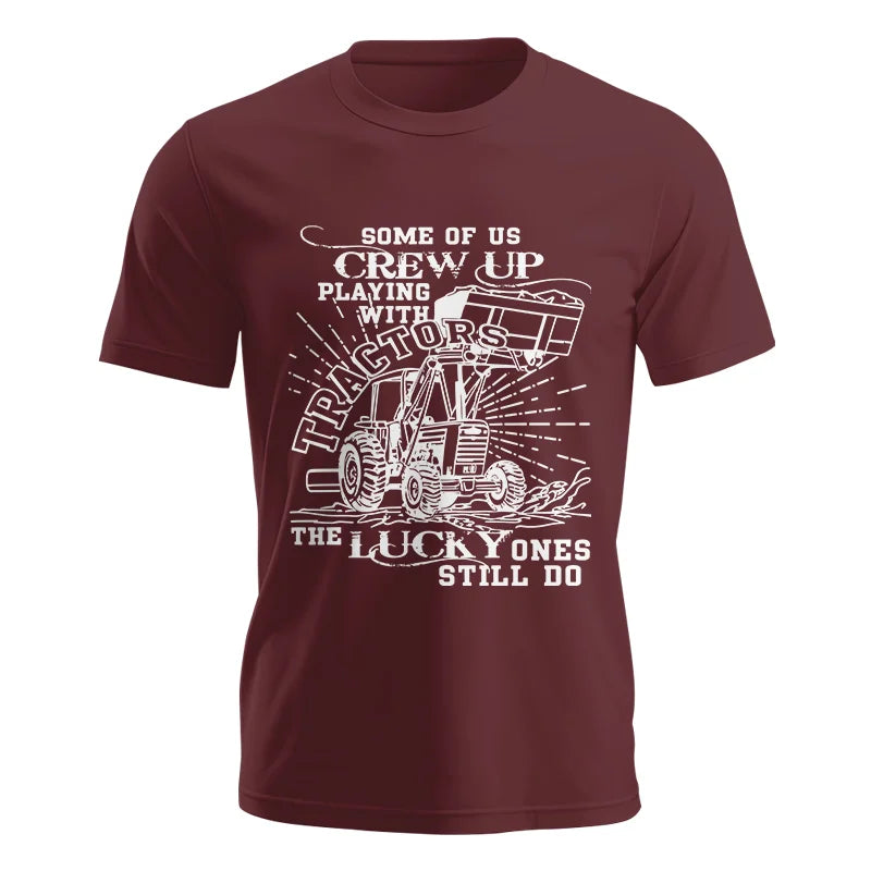 Some Of Us Grew Up Playing With Tractors 1 - Unisex Jersey Short Sleeve Tee