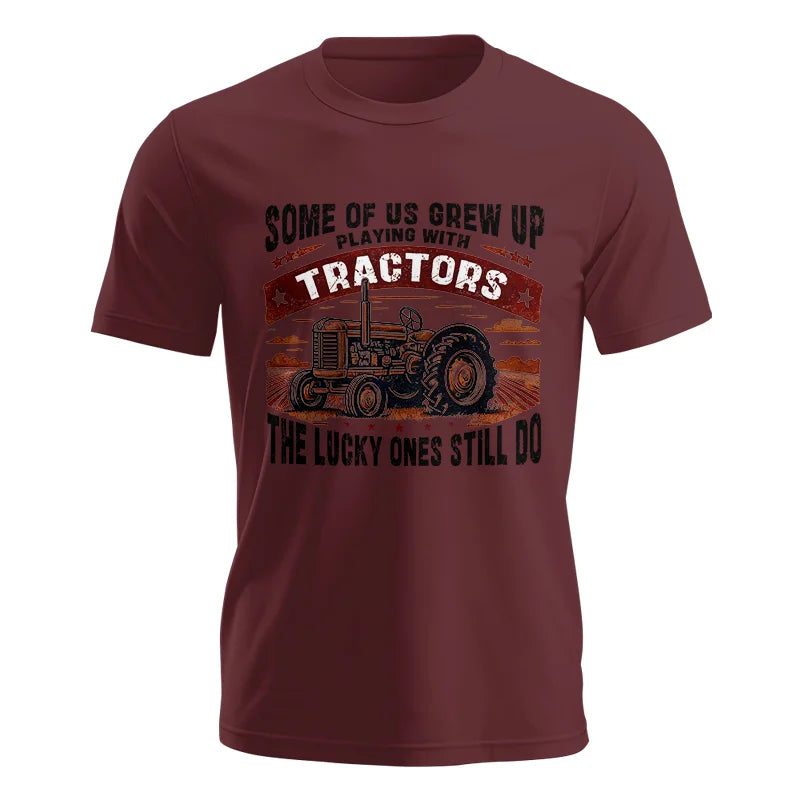 Image of Some Of Us Grew Up Playing With Tractors 2 - Unisex Jersey Short Sleeve Tee