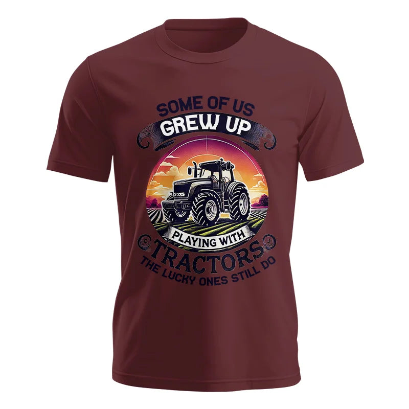 Some Of Us Grew Up Playing With Tractors 4 - Unisex Jersey Short Sleeve Tee