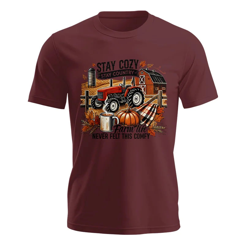 Stay Cozy_Stay Country_Farm Life Never Felt This Comfy - Unisex Jersey Short Sleeve Tee