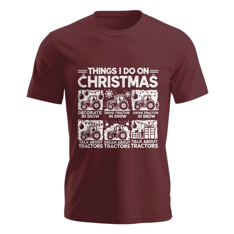 Things I Do On Christmas - Unisex Jersey Short Sleeve Tee