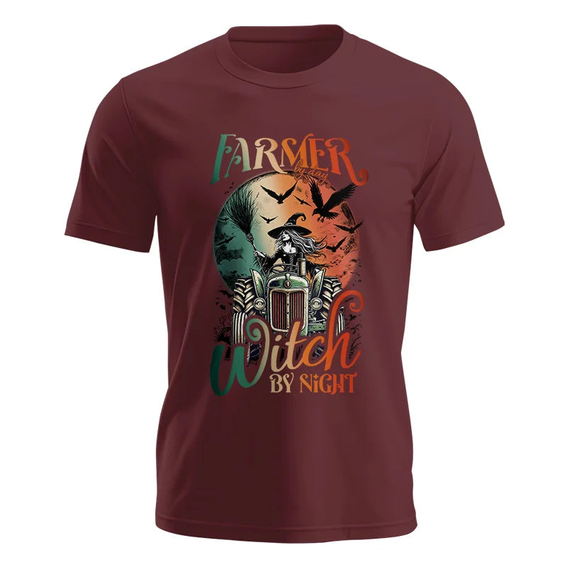 Tractor Halloween Farmer By Day Witch By Night - Unisex Jersey Short Sleeve Tee