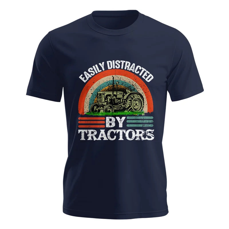 Easily Distracted By Tractors - Unisex Jersey Short Sleeve Tee