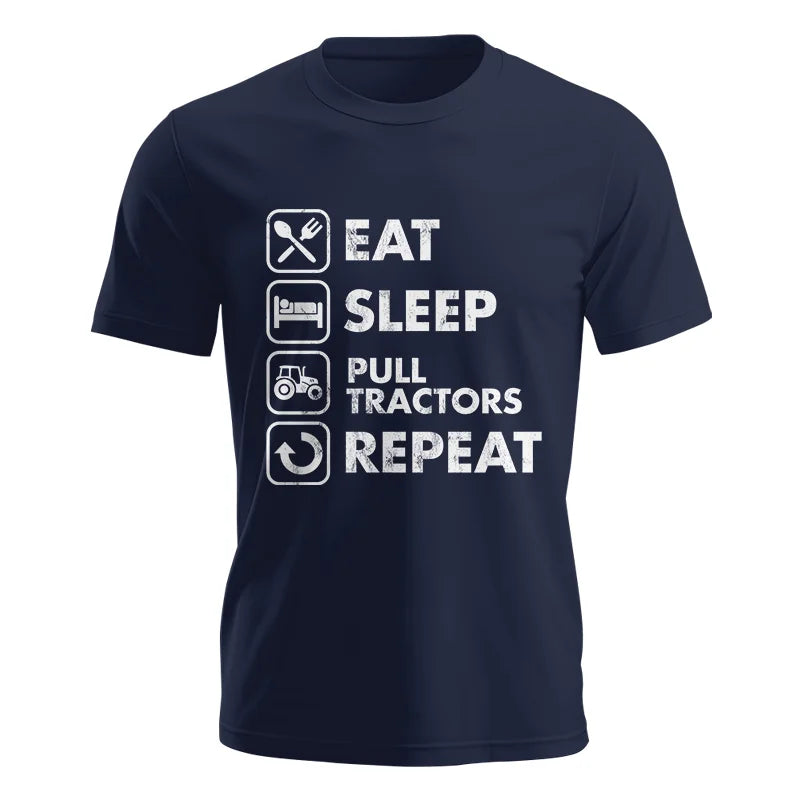 Eat Sleep Pull Tractors Repeat - Unisex Jersey Short Sleeve Tee