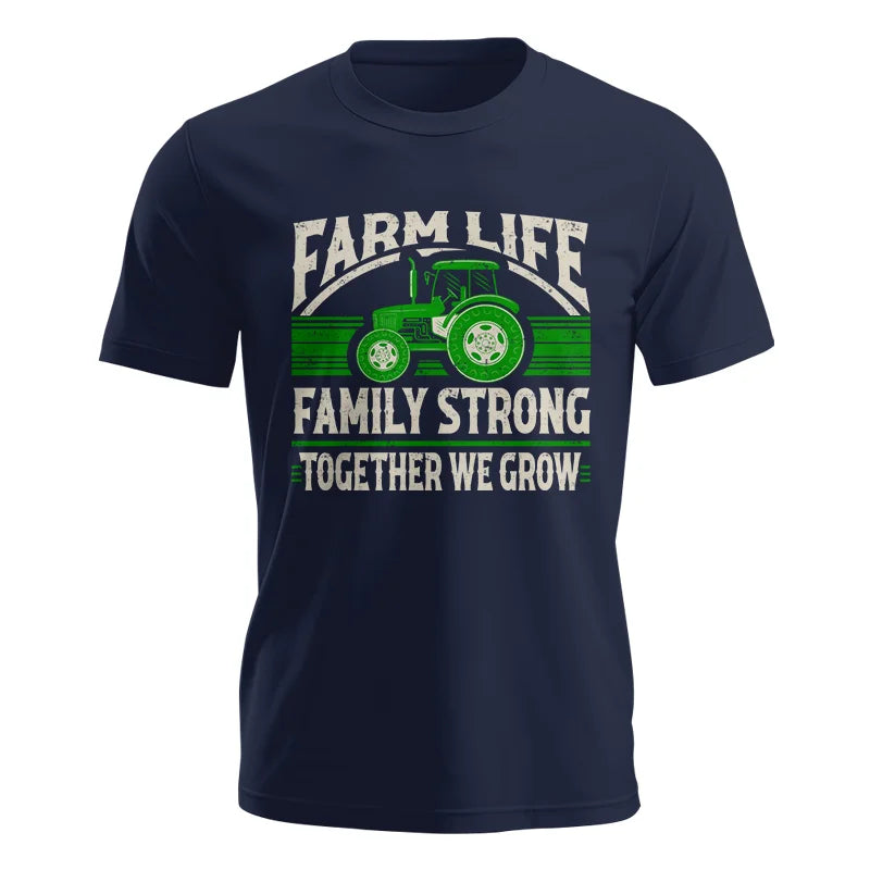 Farm life Family Strong_Together We grow - Unisex Jersey Short Sleeve Tee