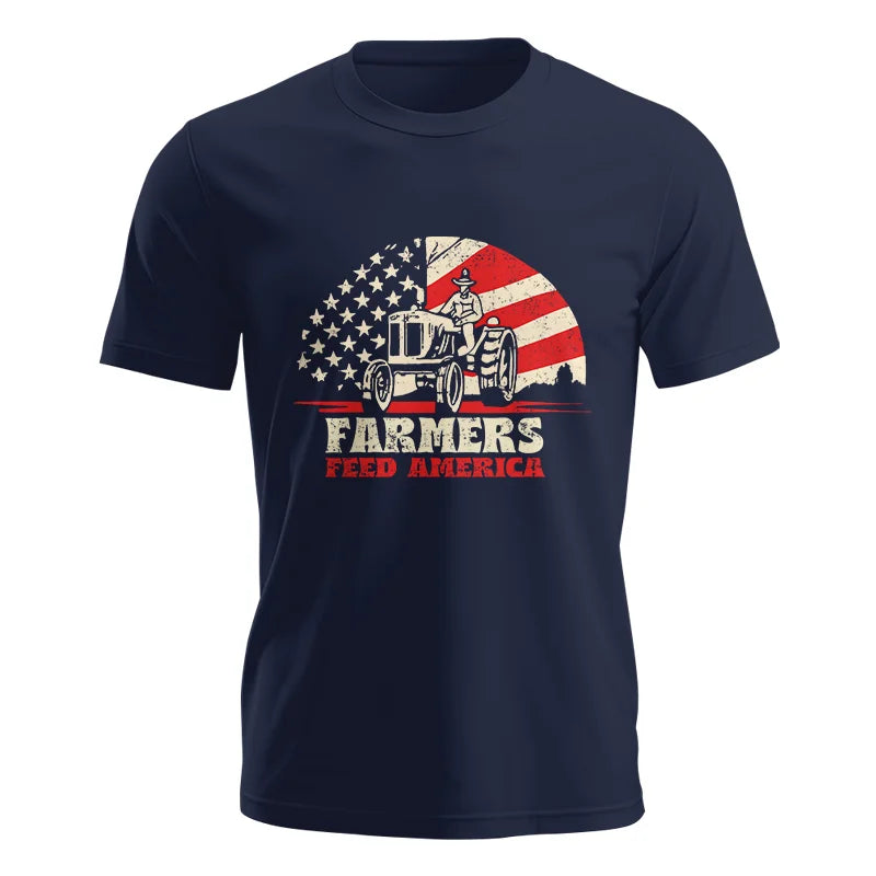 Farmers Feed America Support Farmers - Unisex Jersey Short Sleeve Tee