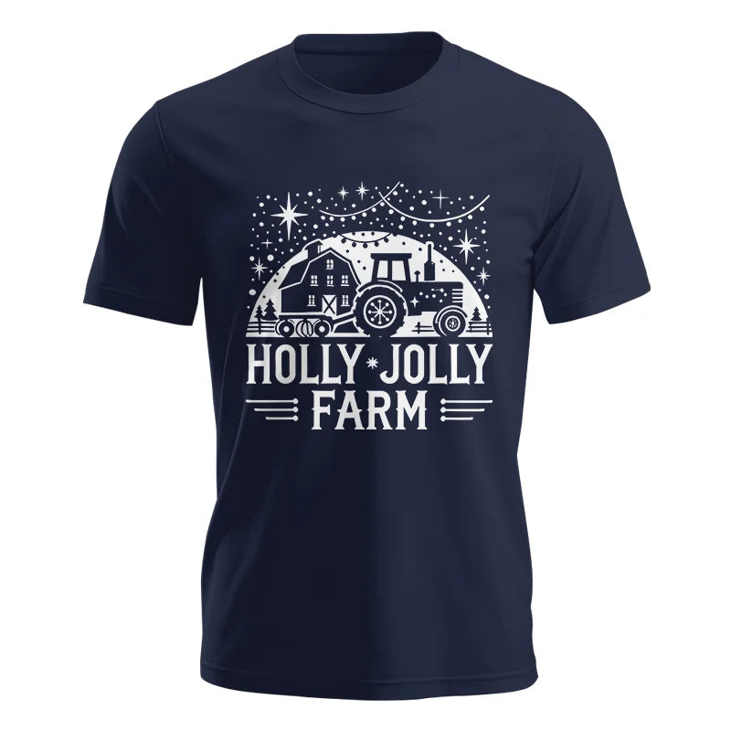 Image of Holly Jolly Farm 2 - Unisex Jersey Short Sleeve Tee