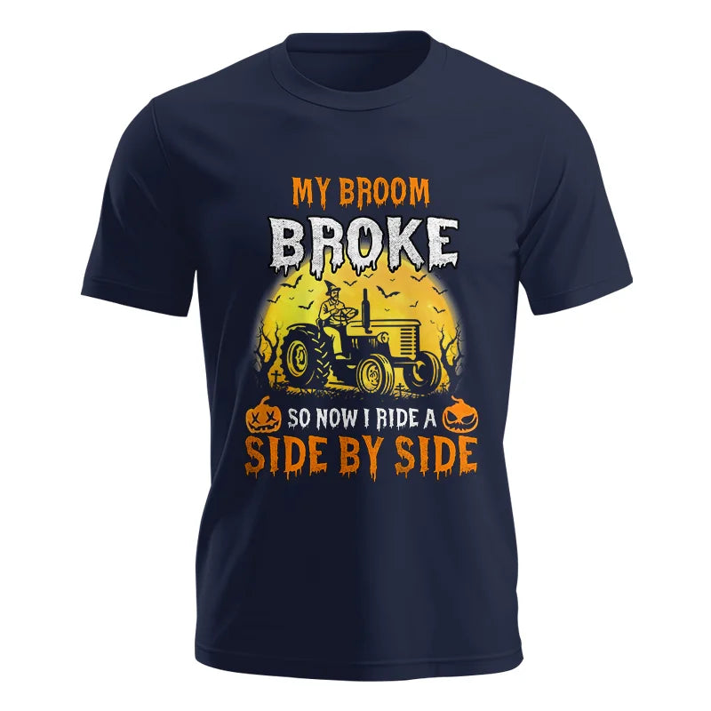 Image of My Broom Broke_I Have A Tractor Halloween - Unisex Jersey Short Sleeve Tee