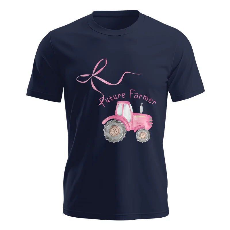 Pink Bow Cute Tractor - Unisex Jersey Short Sleeve Tee