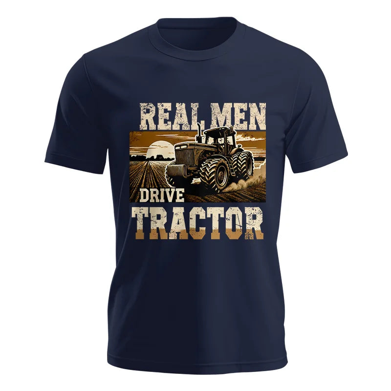 Image of Real Men Drive Tractor - Unisex Jersey Short Sleeve Tee