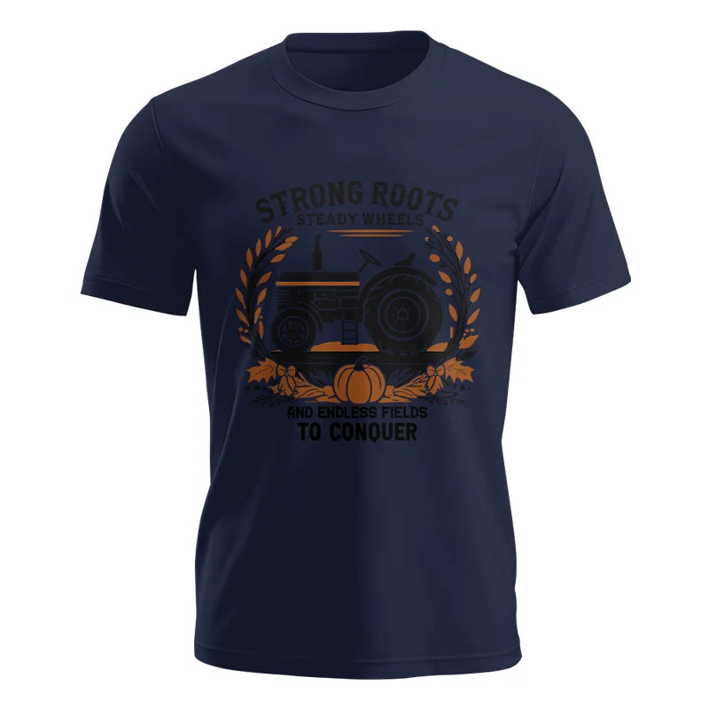 Thanksgiving Farmer Endless Fields To Conquer 3 - Unisex Jersey Short Sleeve Tee