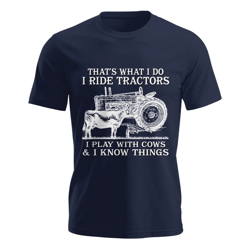 Image of That's What I Do I Ride Tractors - Unisex Jersey Short Sleeve Tee