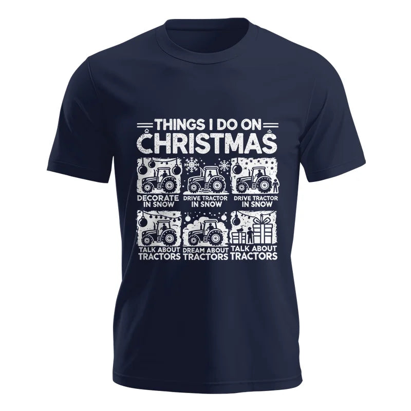 Things I Do On Christmas - Unisex Jersey Short Sleeve Tee