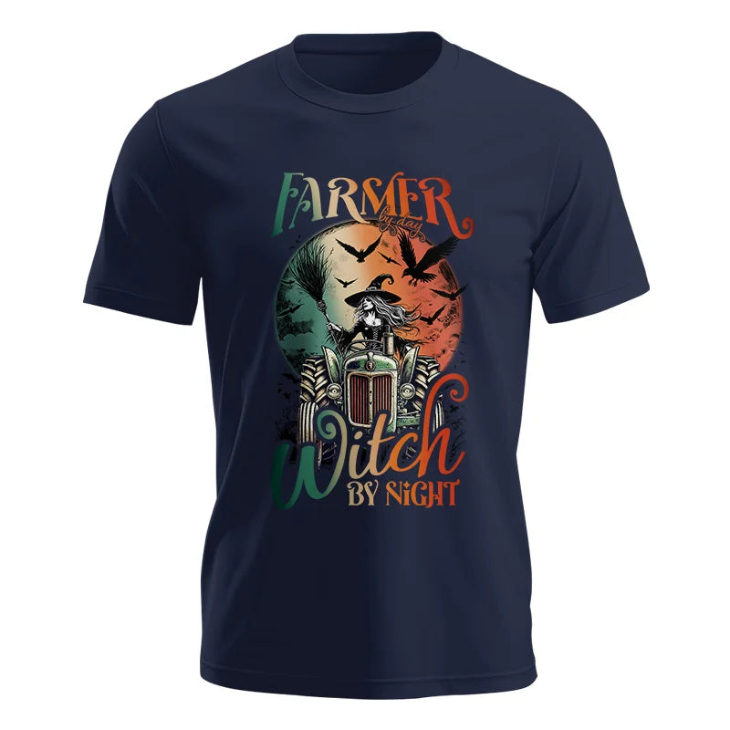 Tractor Halloween Farmer By Day Witch By Night - Unisex Jersey Short Sleeve Tee