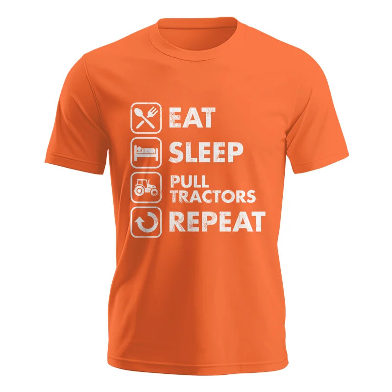 Eat Sleep Pull Tractors Repeat - Unisex Jersey Short Sleeve Tee