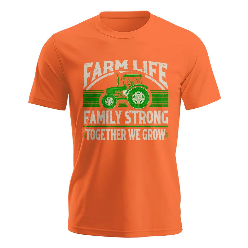 Farm life Family Strong_Together We grow - Unisex Jersey Short Sleeve Tee