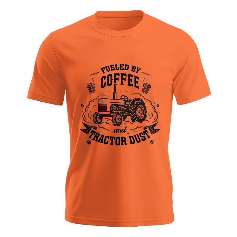 Fueled By Coffee And Tractor Dust - Unisex Jersey Short Sleeve Tee