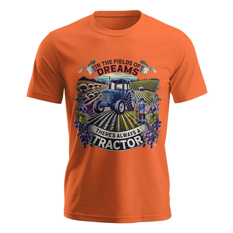 In The Fields Of Dreams There's Always A Tractor 1 - Unisex Jersey Short Sleeve Tee