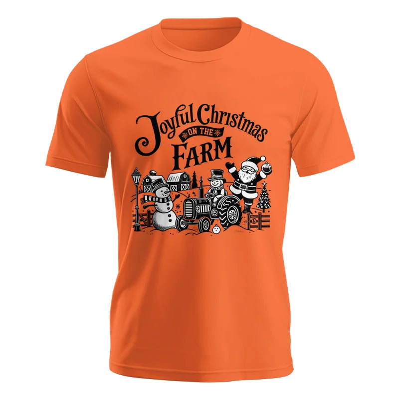 Image of Joyful Christmas On The Farm 1 - Unisex Jersey Short Sleeve Tee