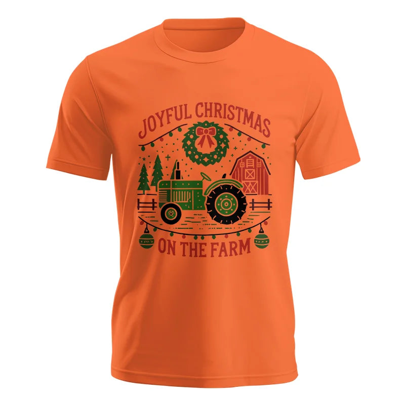 Image of Joyful Christmas On The Farm 3 - Unisex Jersey Short Sleeve Tee