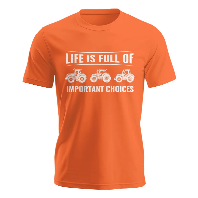 Image of Life Is Full Of Important Choices 16 - Unisex Jersey Short Sleeve Tee