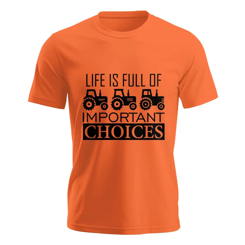 Image of Life Is Full Of Important Choices 35 - Unisex Jersey Short Sleeve Tee