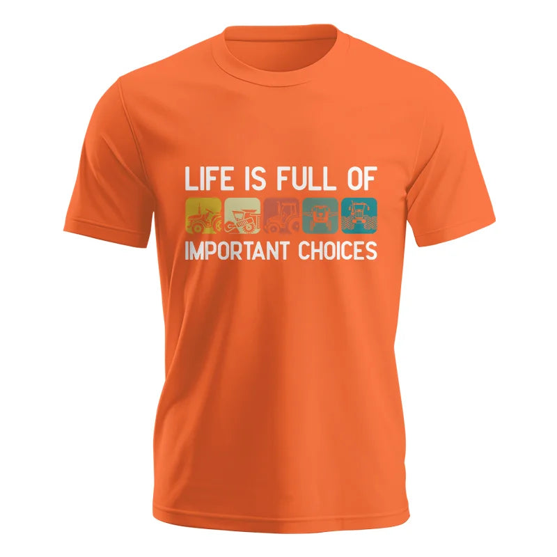 Image of Life Is Full Of Important Choices 40 - Unisex Jersey Short Sleeve Tee