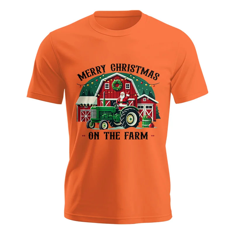 Merry Christmas On The Farm 1 - Unisex Jersey Short Sleeve Tee