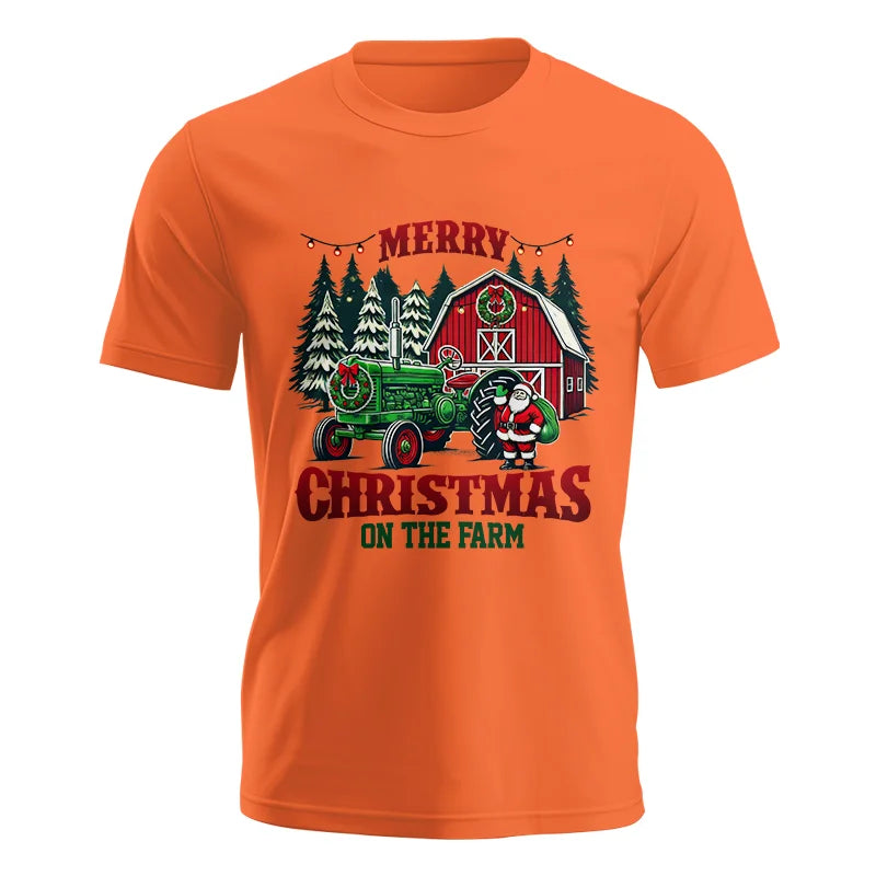 Merry Christmas On The Farm 3 - Unisex Jersey Short Sleeve Tee