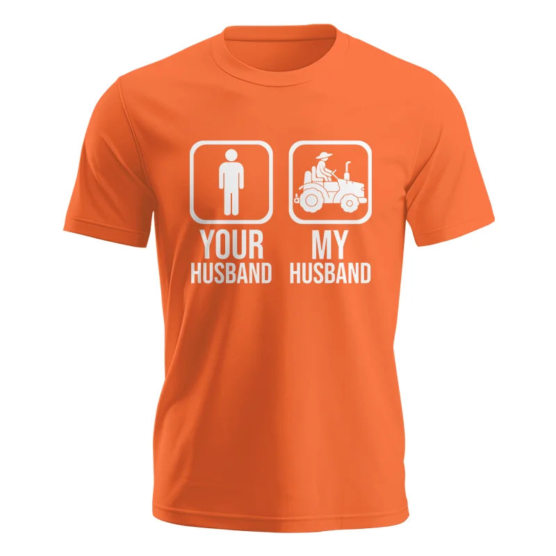 My Husband Is Cooler Than Yours Funny Farm Tractor 1 - Unisex Jersey Short Sleeve Tee