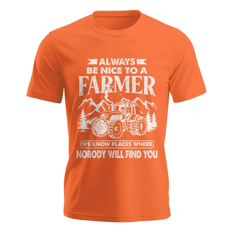 Nice Farmer Funny Tractor Rancher Farming - Unisex Jersey Short Sleeve Tee