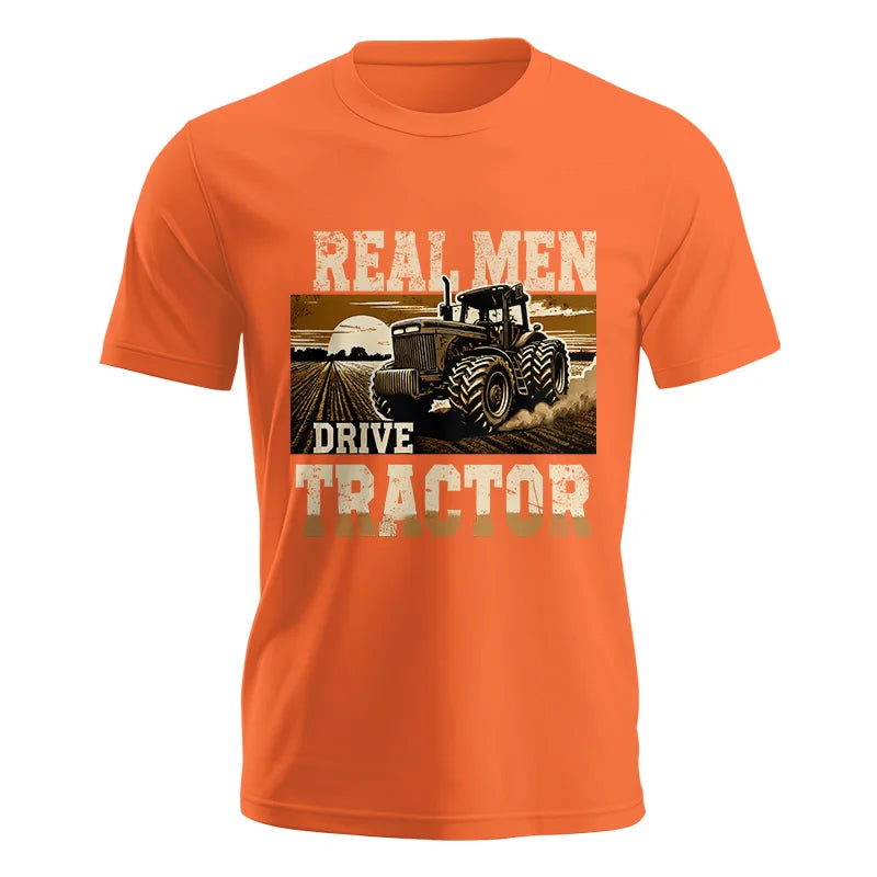 Image of Real Men Drive Tractor - Unisex Jersey Short Sleeve Tee