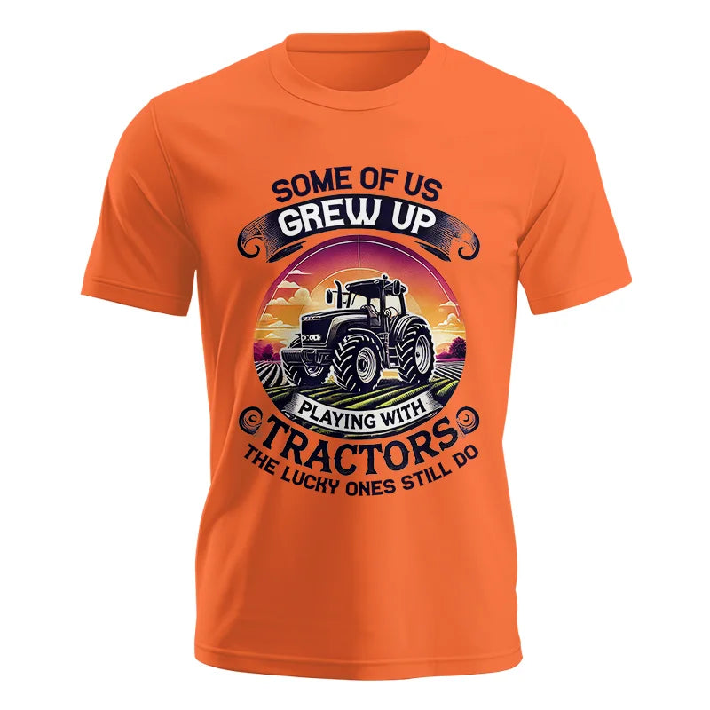 Some Of Us Grew Up Playing With Tractors 4 - Unisex Jersey Short Sleeve Tee