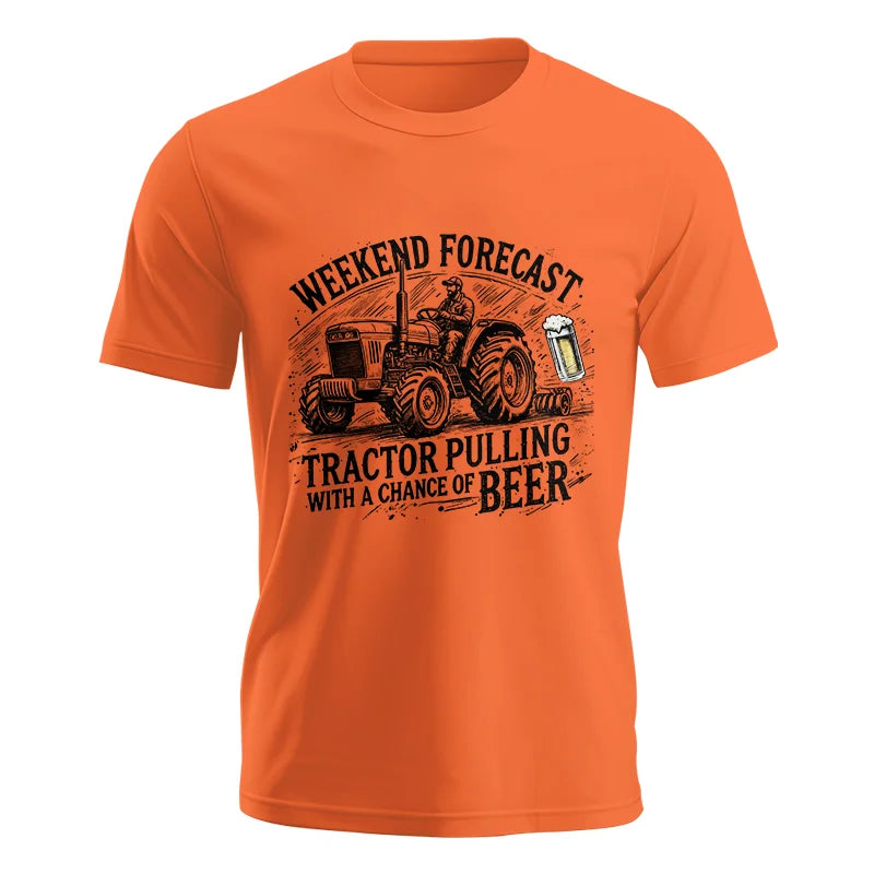 Image of Tractor With A Chance Of Beer - Unisex Jersey Short Sleeve Tee