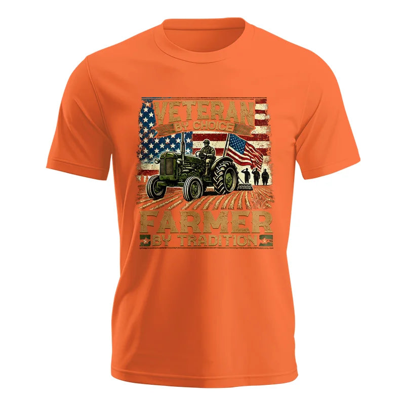 Image of Veteran Farmer Veteran By Choice_Farmer By Tradition - Unisex Jersey Short Sleeve Tee