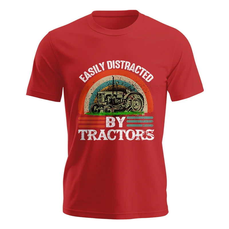 Image of Easily Distracted By Tractors - Unisex Jersey Short Sleeve Tee