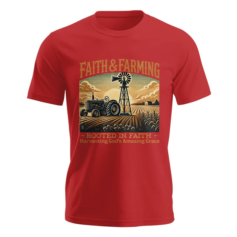 Image of Faith And Farming 3 - Unisex Jersey Short Sleeve Tee